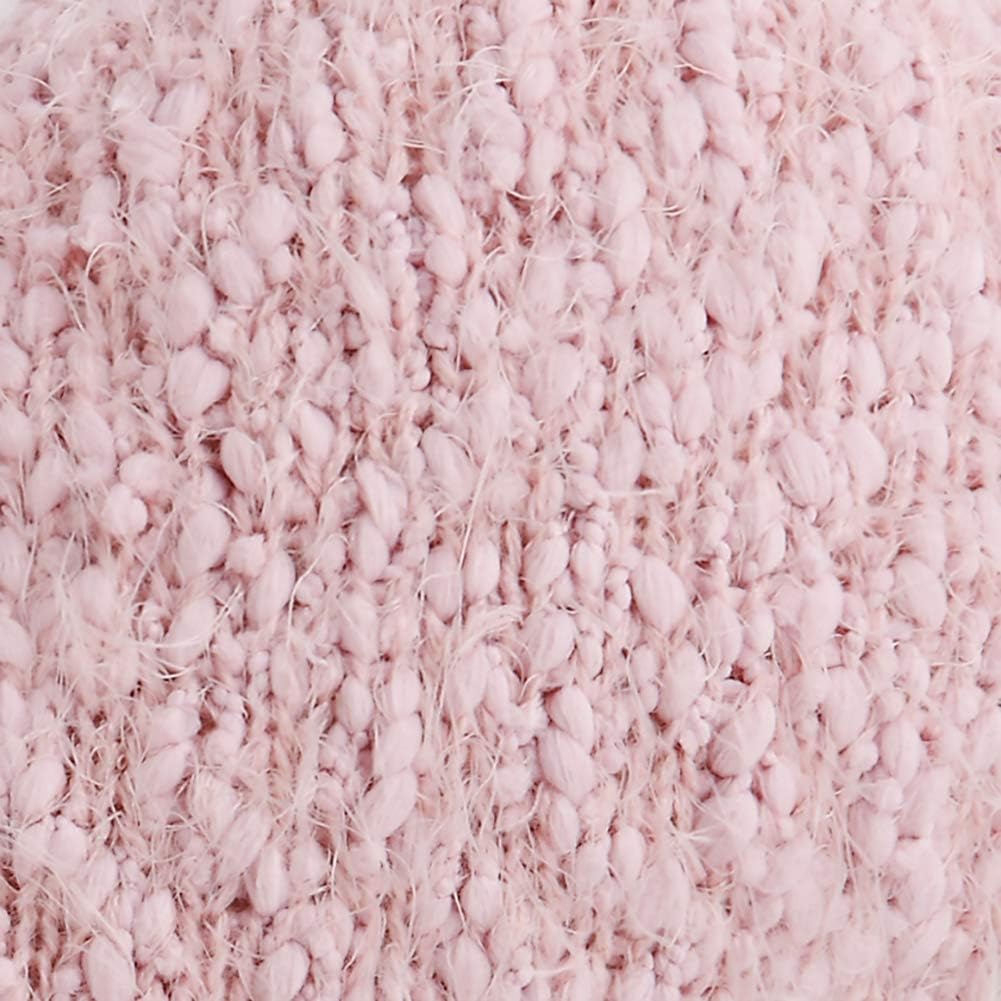 Pale Pink Soft Heart Shaped 10 x 11 inch Plush Polyester Decorative