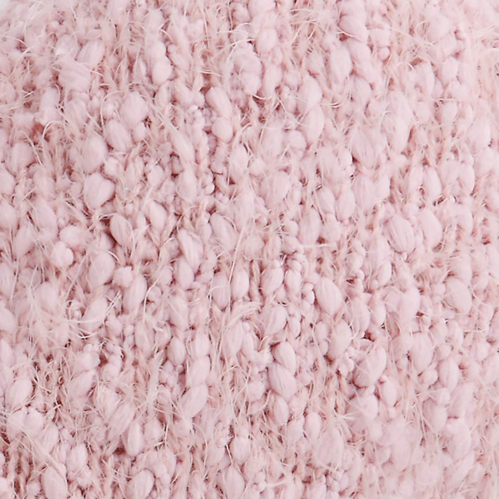 Pale Pink Soft Heart Shaped 10 x 11 inch Plush Polyester Decorative