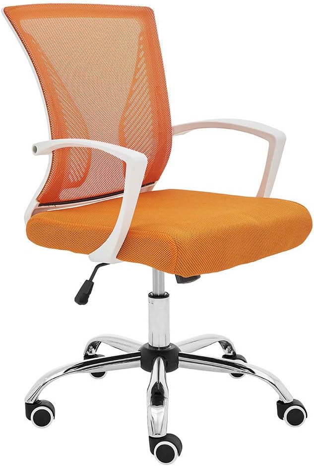 Zuna Mid-Back Office Task Chair - Ergonomic Back Supporting Mesh Back Desk Chair