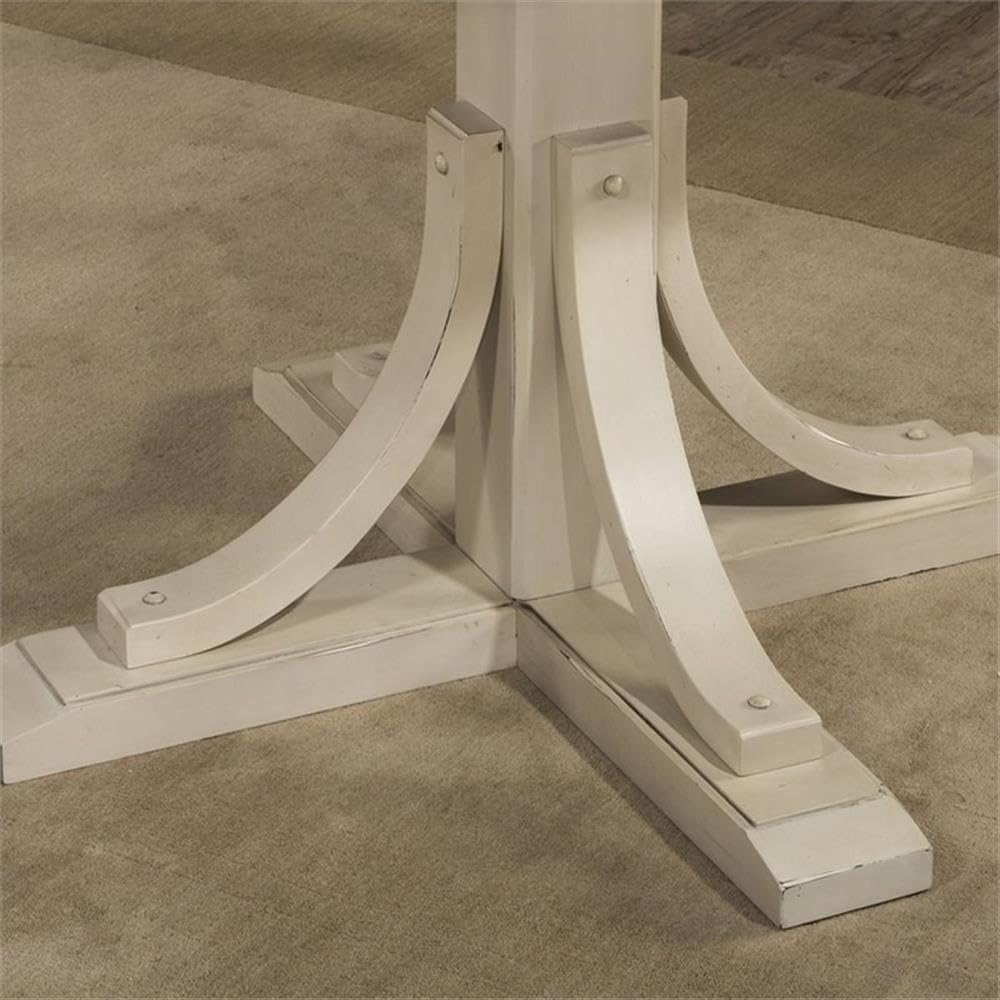 Furniture Hillsdale Clarion Round Counter Height Open Back Stools, Distressed Gray/Sea