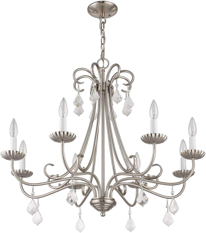 Lighting 40878-91 Chandelier, Brushed Nickel