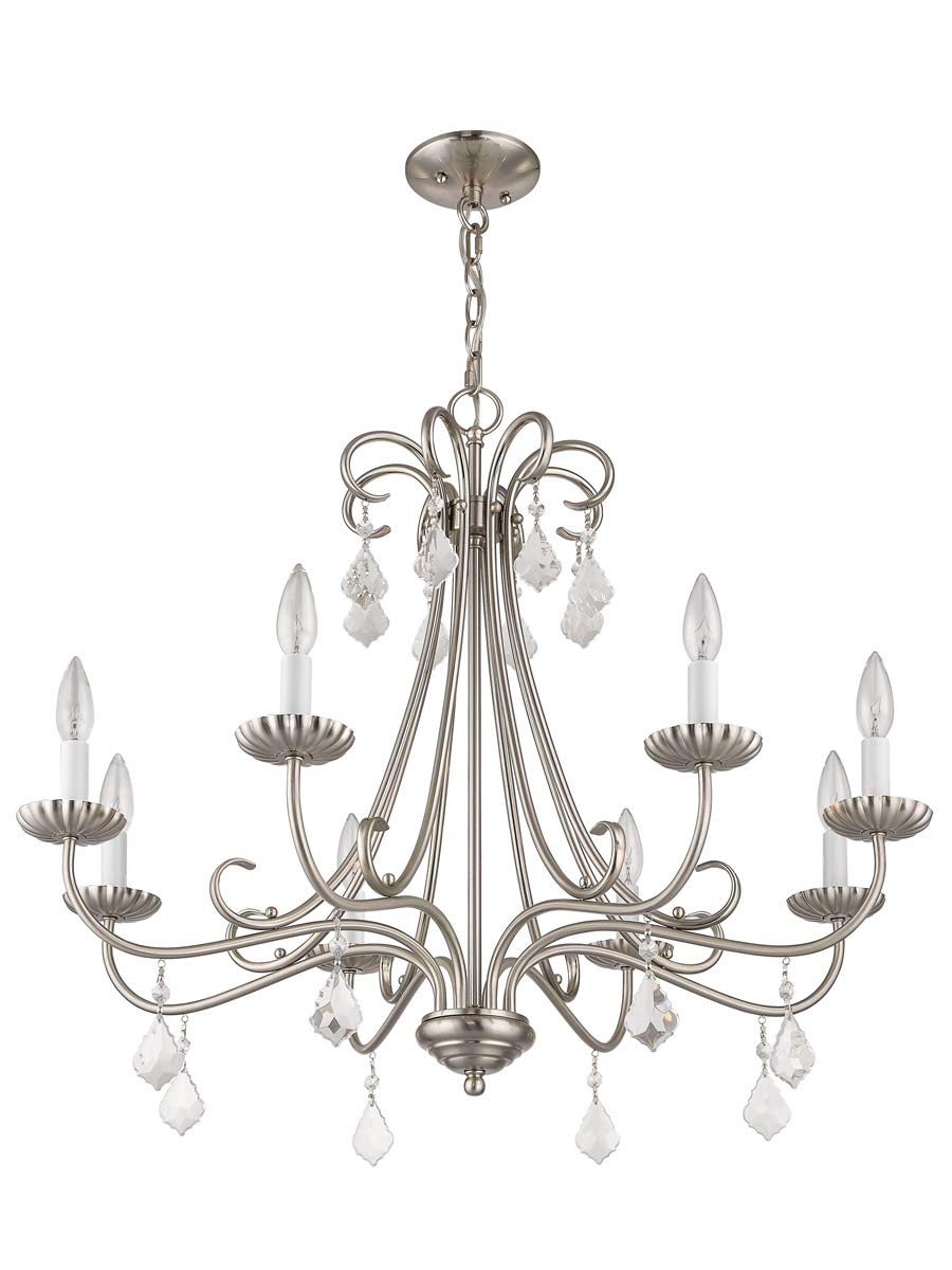 Lighting 40878-91 Chandelier, Brushed Nickel