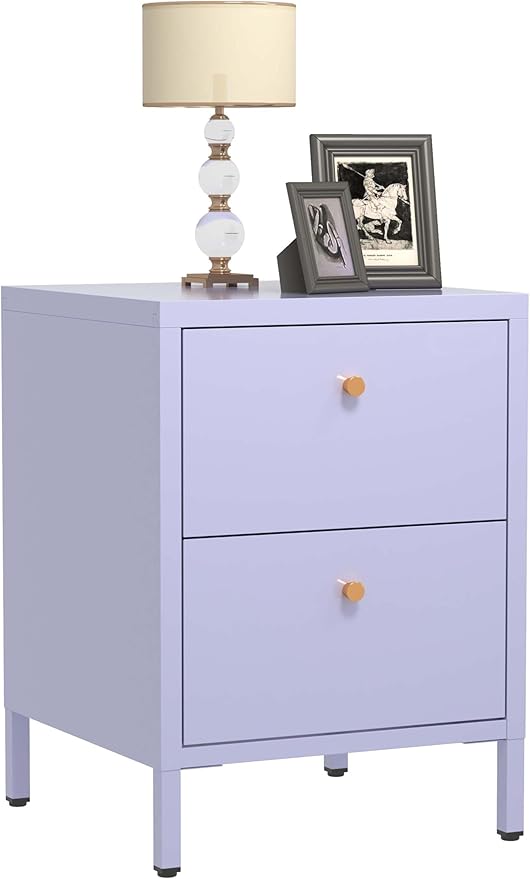 Stand Orange Nightstand Drawer End Tables