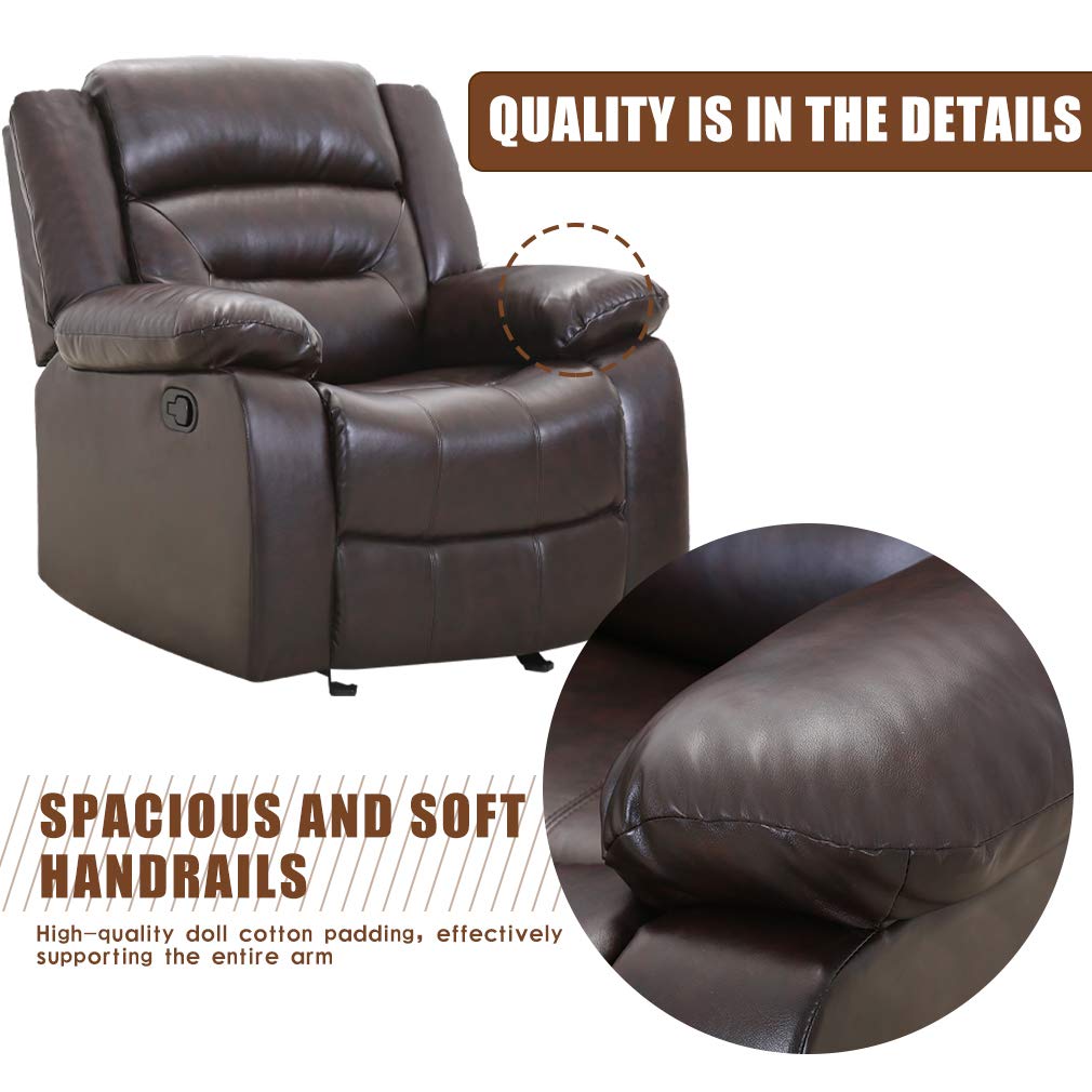 WallEase One-Button Recliner Chair – Compact Wall Hugger Sofa