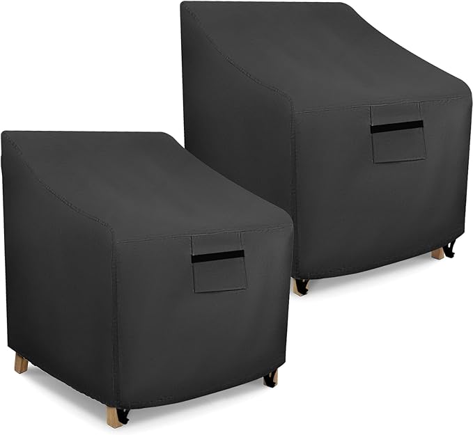 Outdoor Swivel Lounge Chair Cover 2 Pack,100% Waterproof Heavy Duty Patio Chair