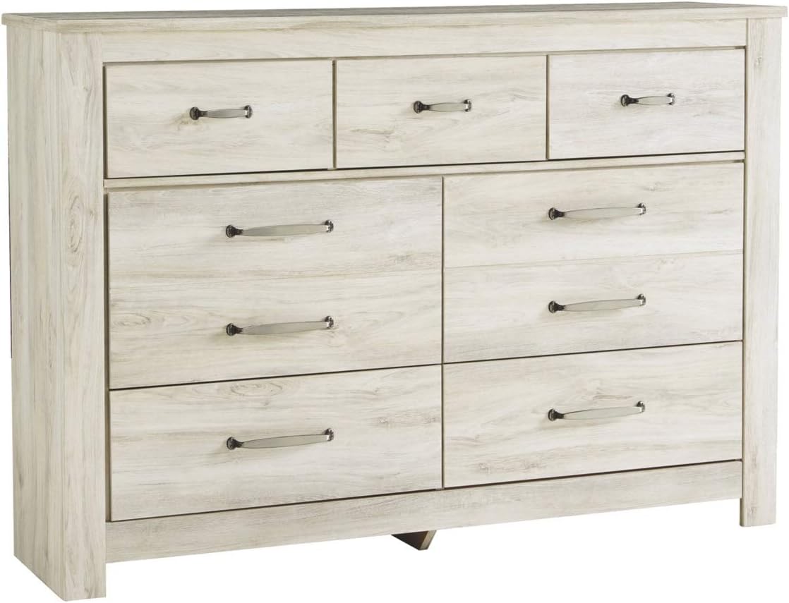 Bellaby Farmhouse 7 Drawer Dresser, Whitewash