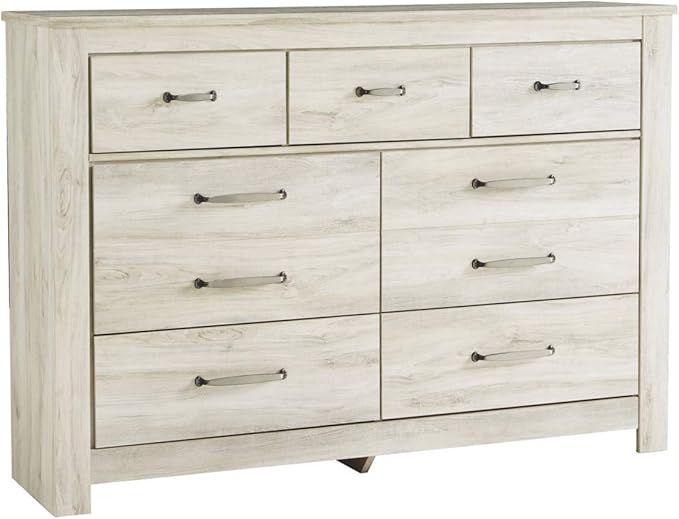 Bellaby Farmhouse 7 Drawer Dresser, Whitewash