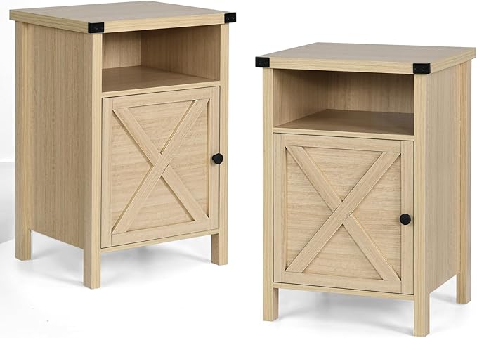 Farmhouse Nightstand, End Table, End Tables