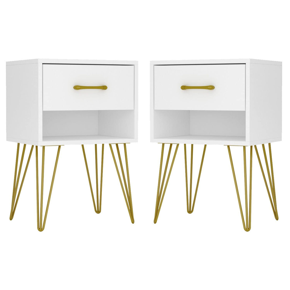 Nightstands Set of 2, Bedside Table Side Table