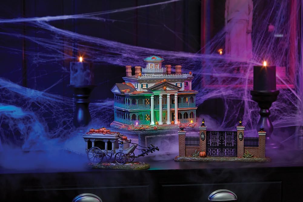 Snow Village Accessories Halloween Disneyland The Haunted Mansion Hearse Figurine