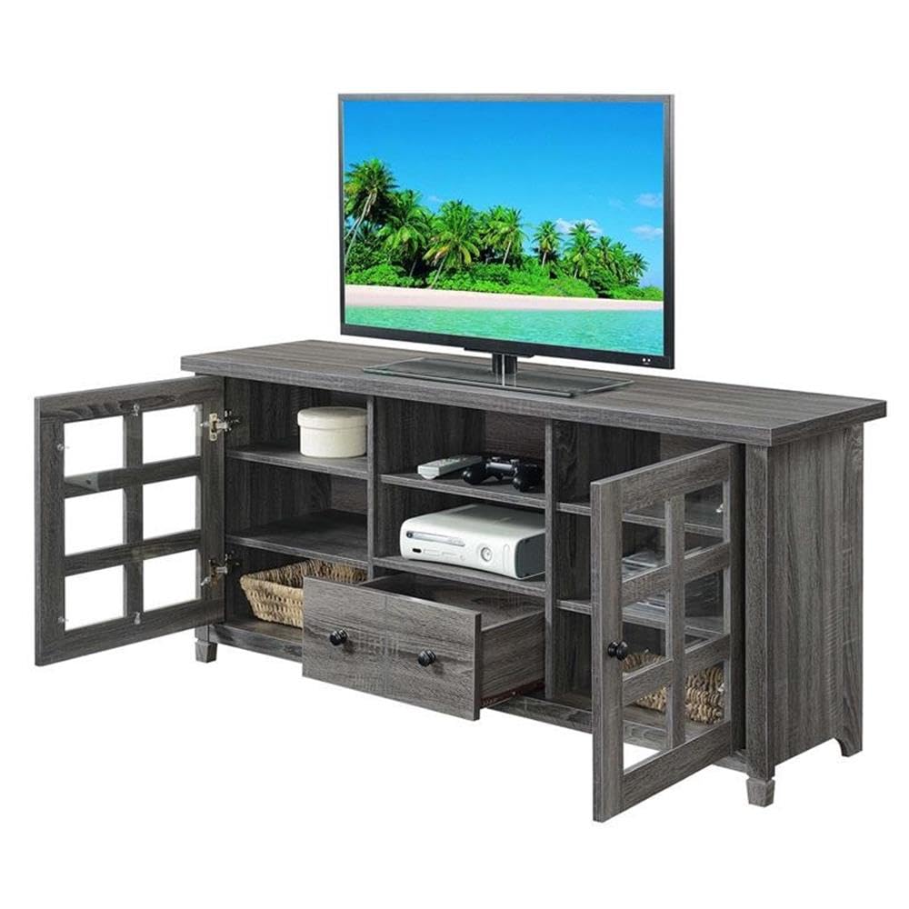 Newport Park Lane 1 Drawer TV Stand with Storage Cabinets and Shelves for TVs up to 65 Inches