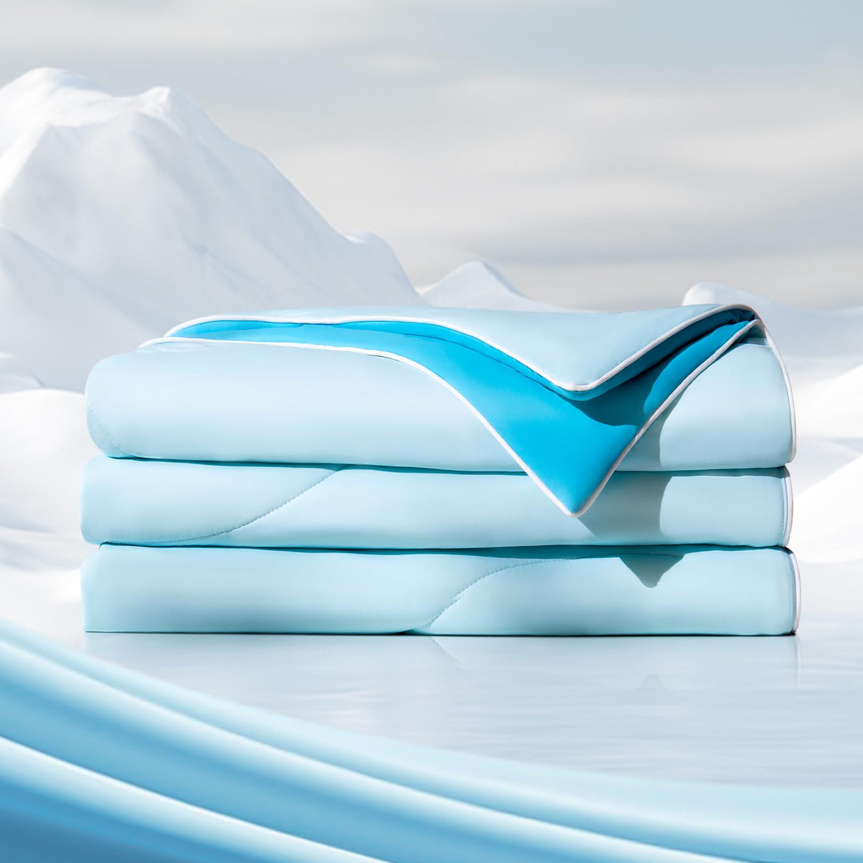 Luxury Cooling Comforter for Hot Sleepers and Night Sweats, Quick Cool