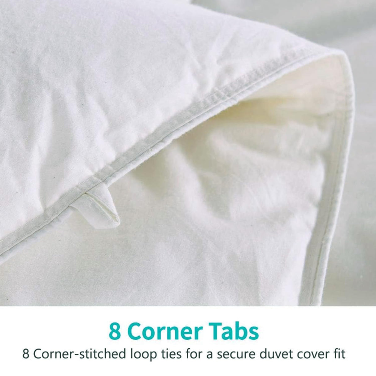 lightweight Feathers Down Comforter Super King, Cooling Feathers Down Duvet for Warm