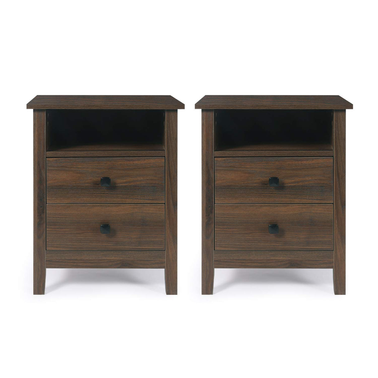 Nightstands - Set of 2 Wooden Night Stands