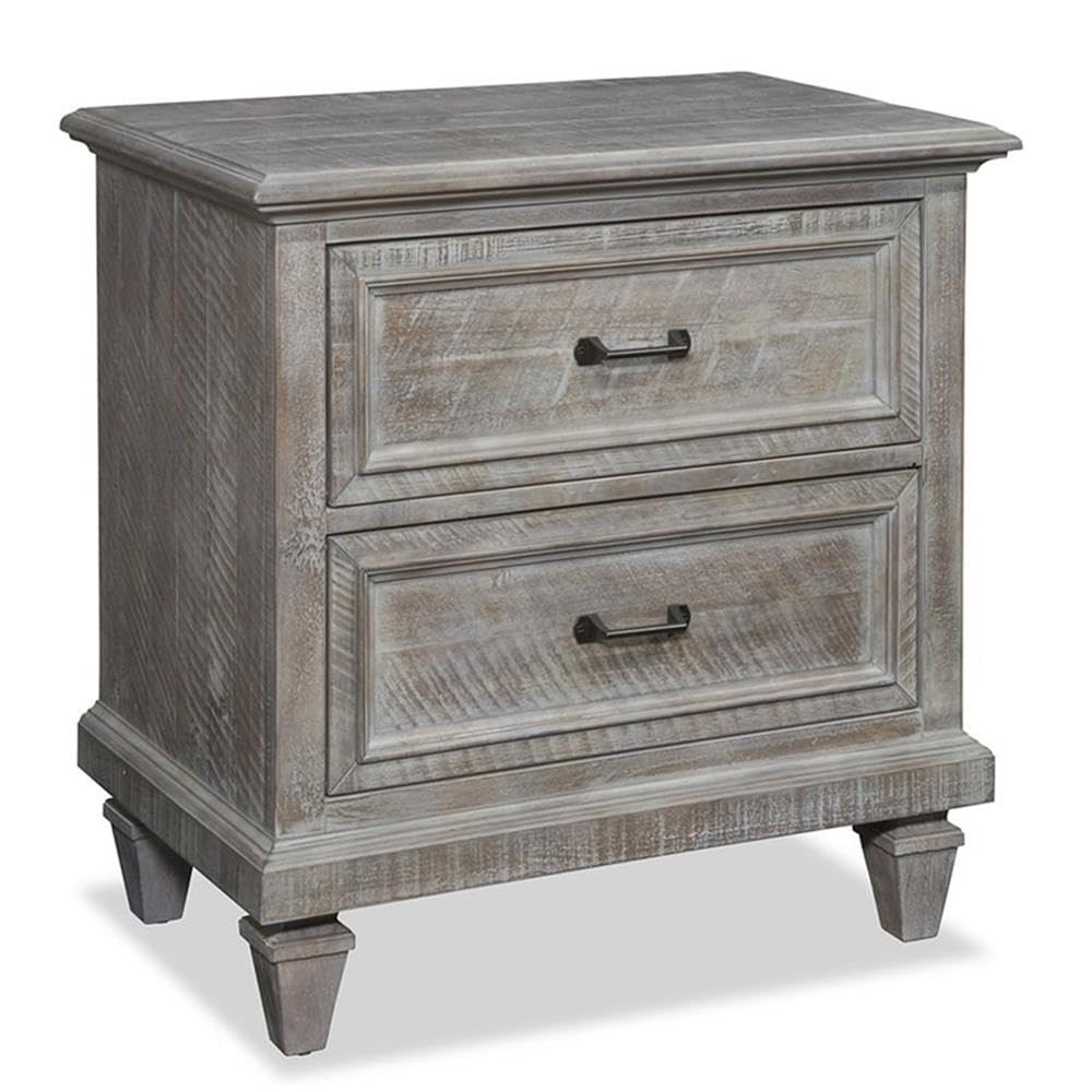 Lancaster 2 Drawer Nightstand in Dovetail Gray