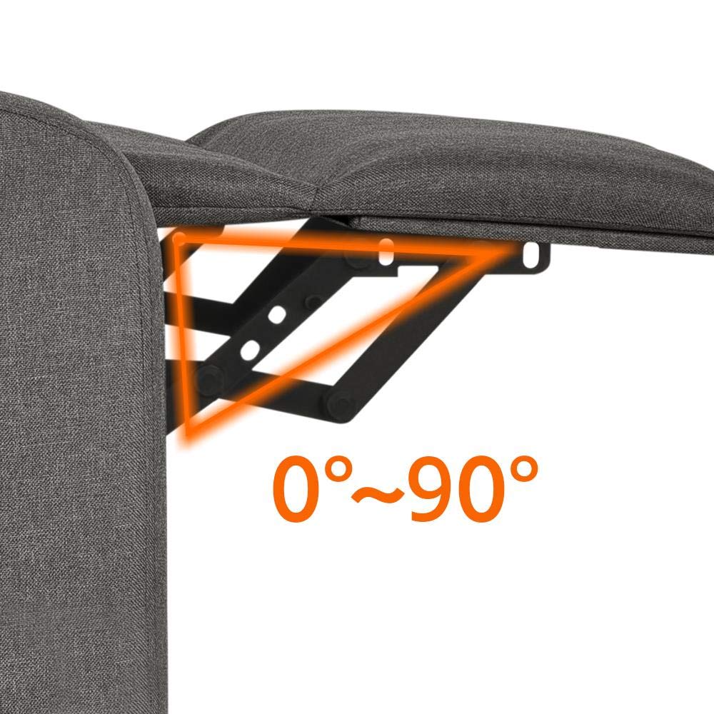 CloudHug Manual Fabric Recliner Chair – with Pocket Spring Support