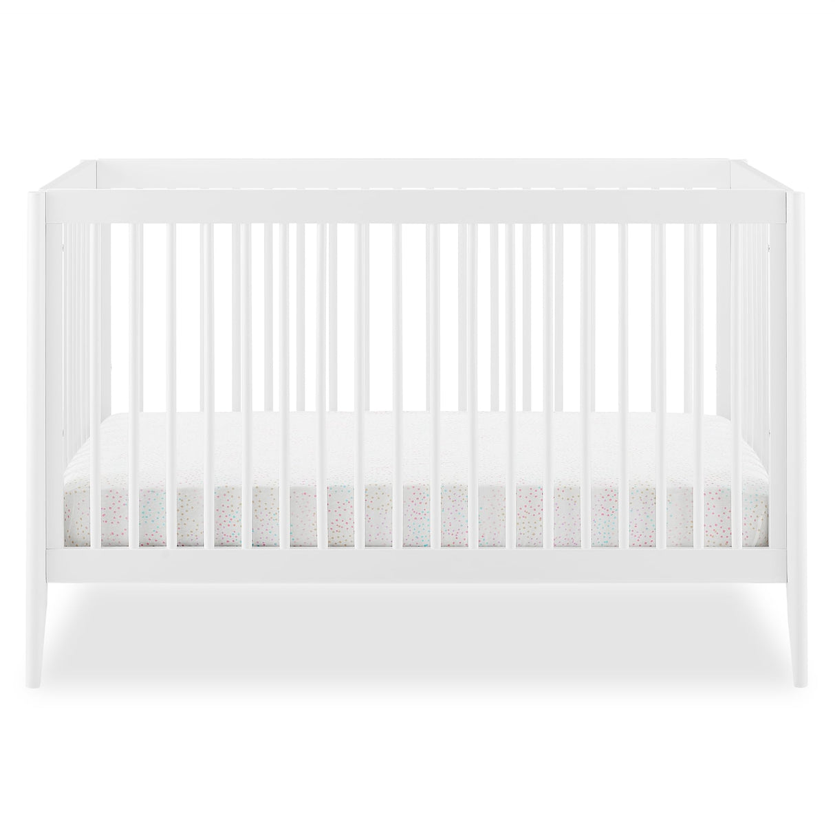 Casey 4-in-1 Convertible Crib - Greenguard Gold Certified, Bianca White