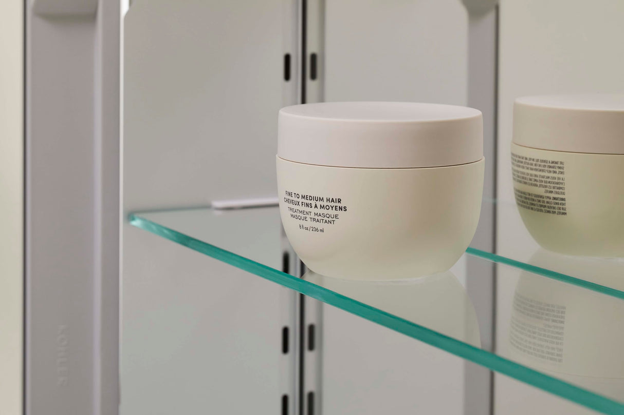 Embark Medicine Cabinet, Deep Storage with Adjustable Shelves and Arch Mirrored Door,