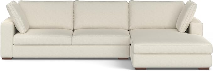 Charlie Sofa in 100% Recycled Polyester Tightly Woven Performance Fabric, Pebble Grey,