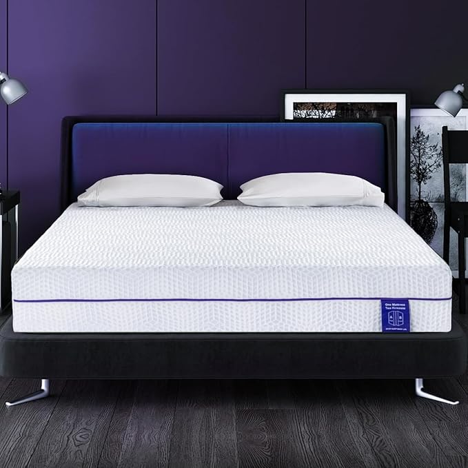 Full Mattress for Full Size Mattress Bed, 6 Inch Gel-Infused Memory Foam Mattress for Pressure