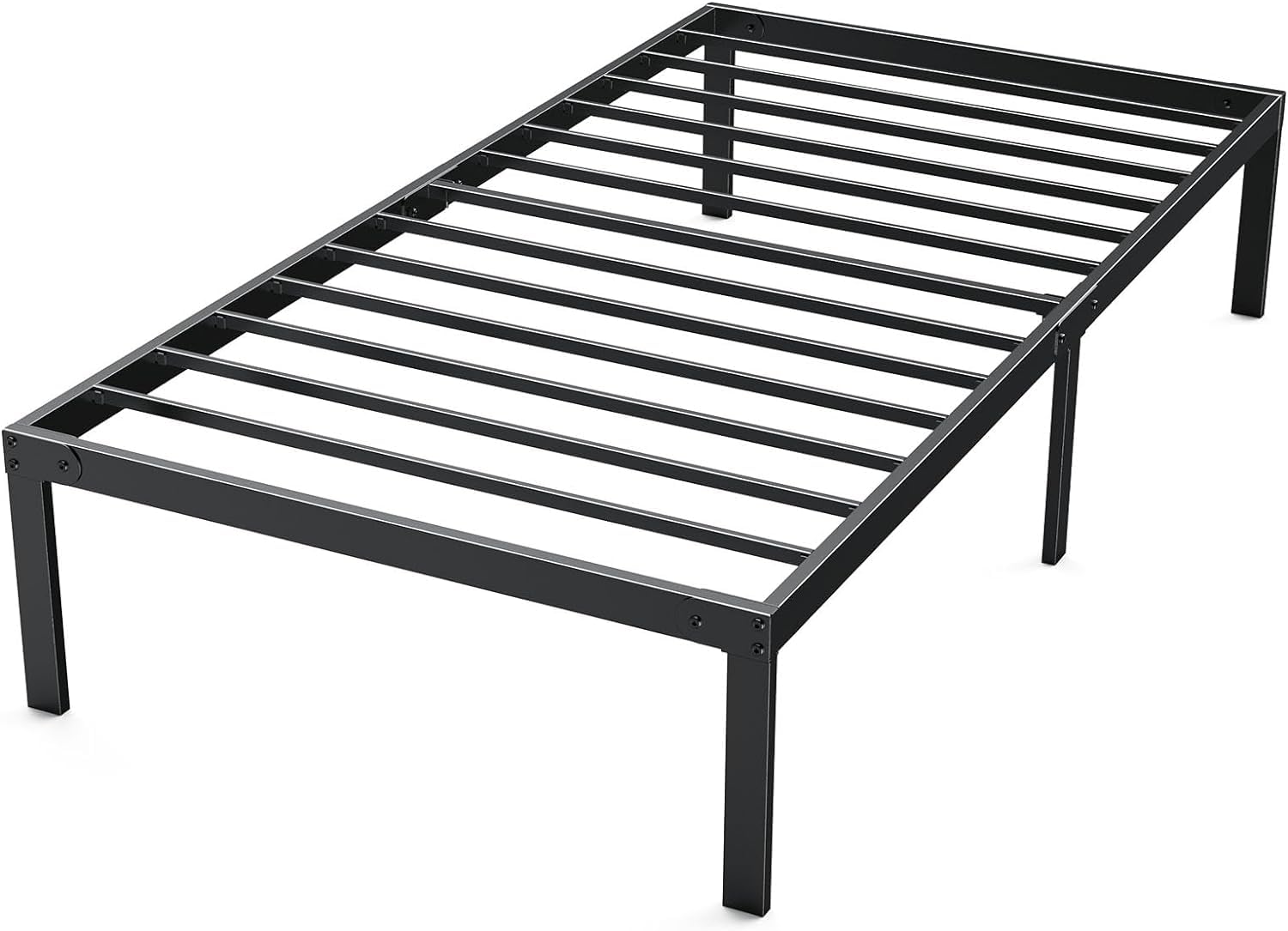 Bed Frame - Twin Size Metal Platform Bed Frames Mattress Foundation