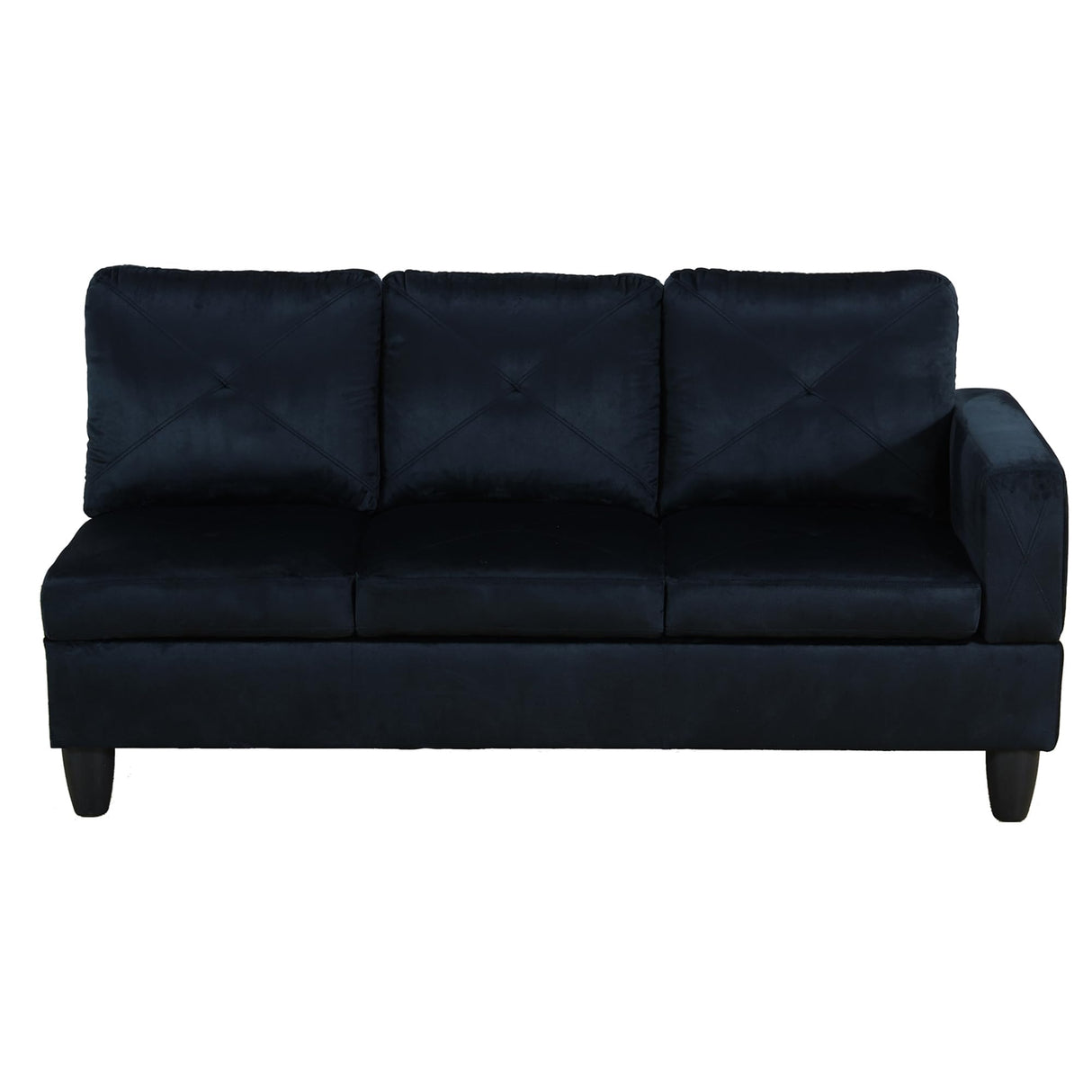 97" W Sectional Sofa with Chaise, Modular Sectional Sofa for Living Room