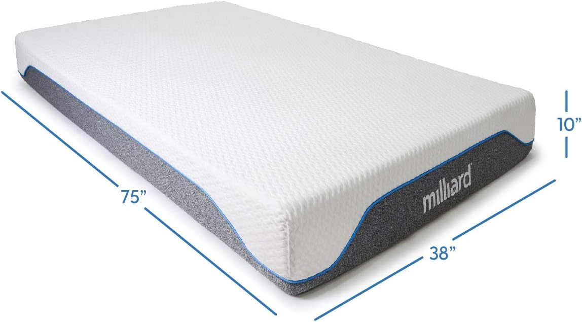 10 Inch Semi Firm Memory Foam Mattress