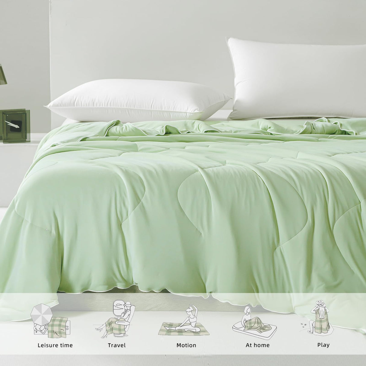 Cooling Comforter Queen Size, Cooling Blankets for Hot Sleepers and Night Sweats