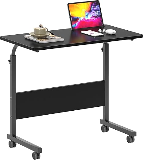 23.6 inch Adjustable Mobile Bed Table Portable Laptop Computer Stand Desks