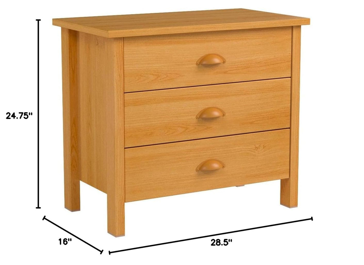 3 Drawer Nouvelle Chest - Oak