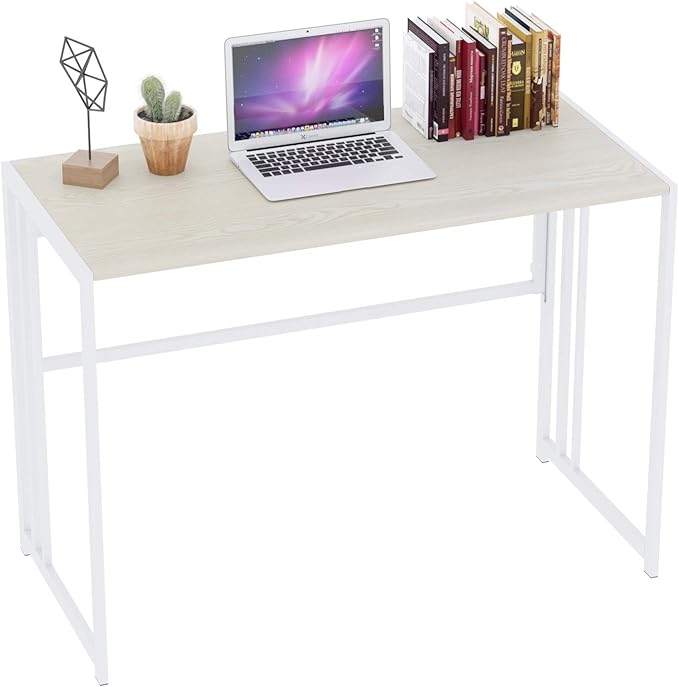 Folding Desk 40'' Computer Desk for Home Office, No Assembly Office Desk Foldable