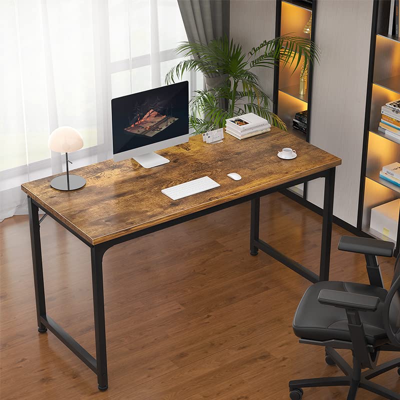 47 Inch Computer Desk Sturdy Office Desks 47” Modern PC Laptop Notebook Study