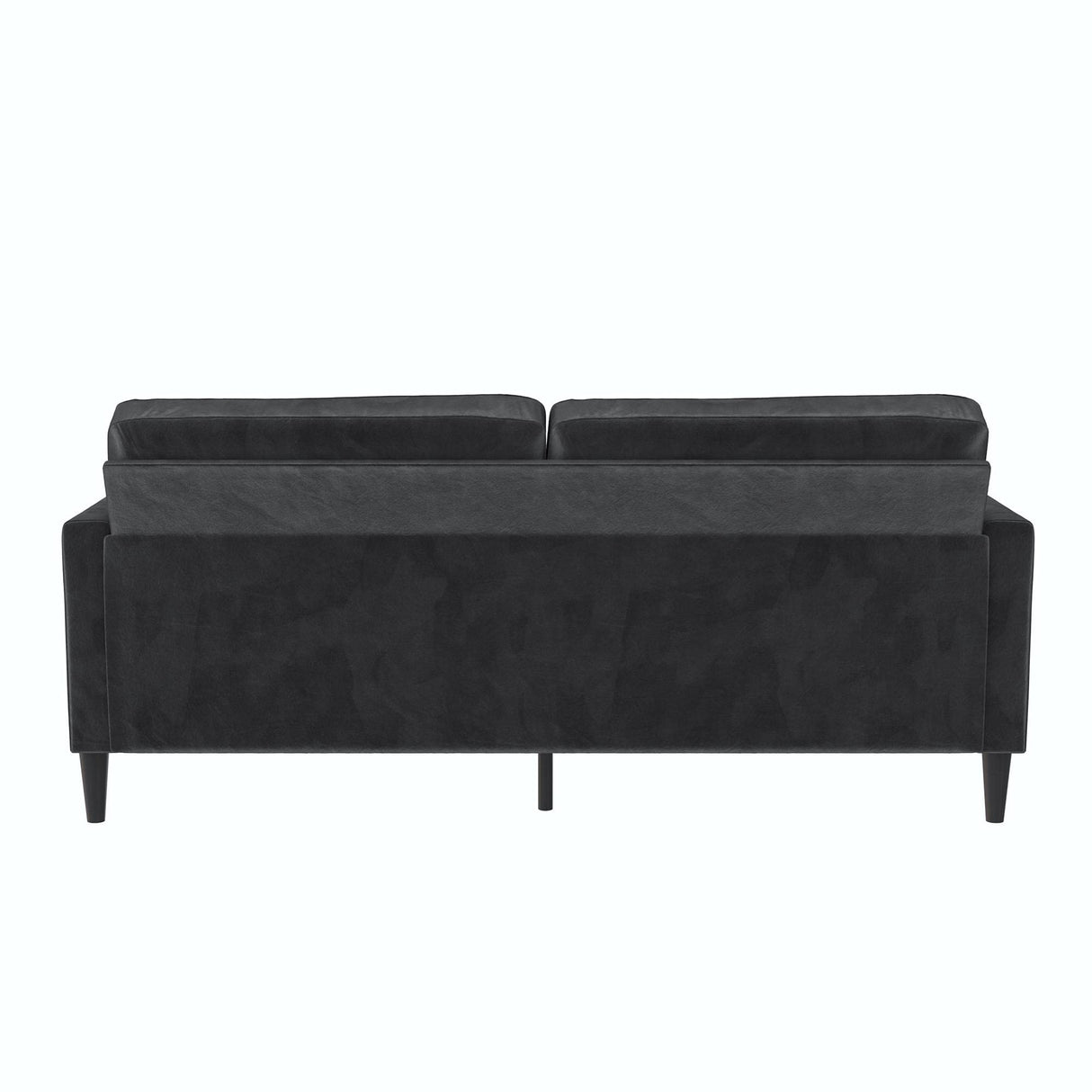 Winston Sofa with Pocket Coils, Dark Gray Velvet