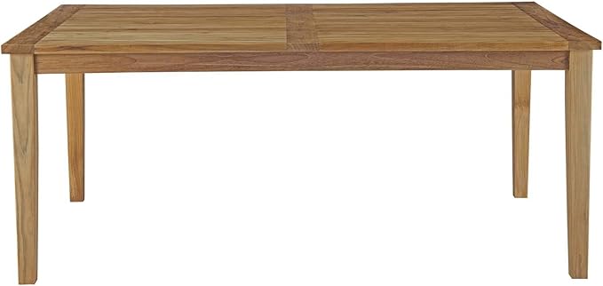 EEI-2717-NAT Marina Premium Grade A Teak Wood Outdoor Patio, 72" Dining Table
