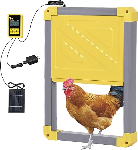 Chicken Coop with Large Nesting Box Outdoor Wooden Hen House