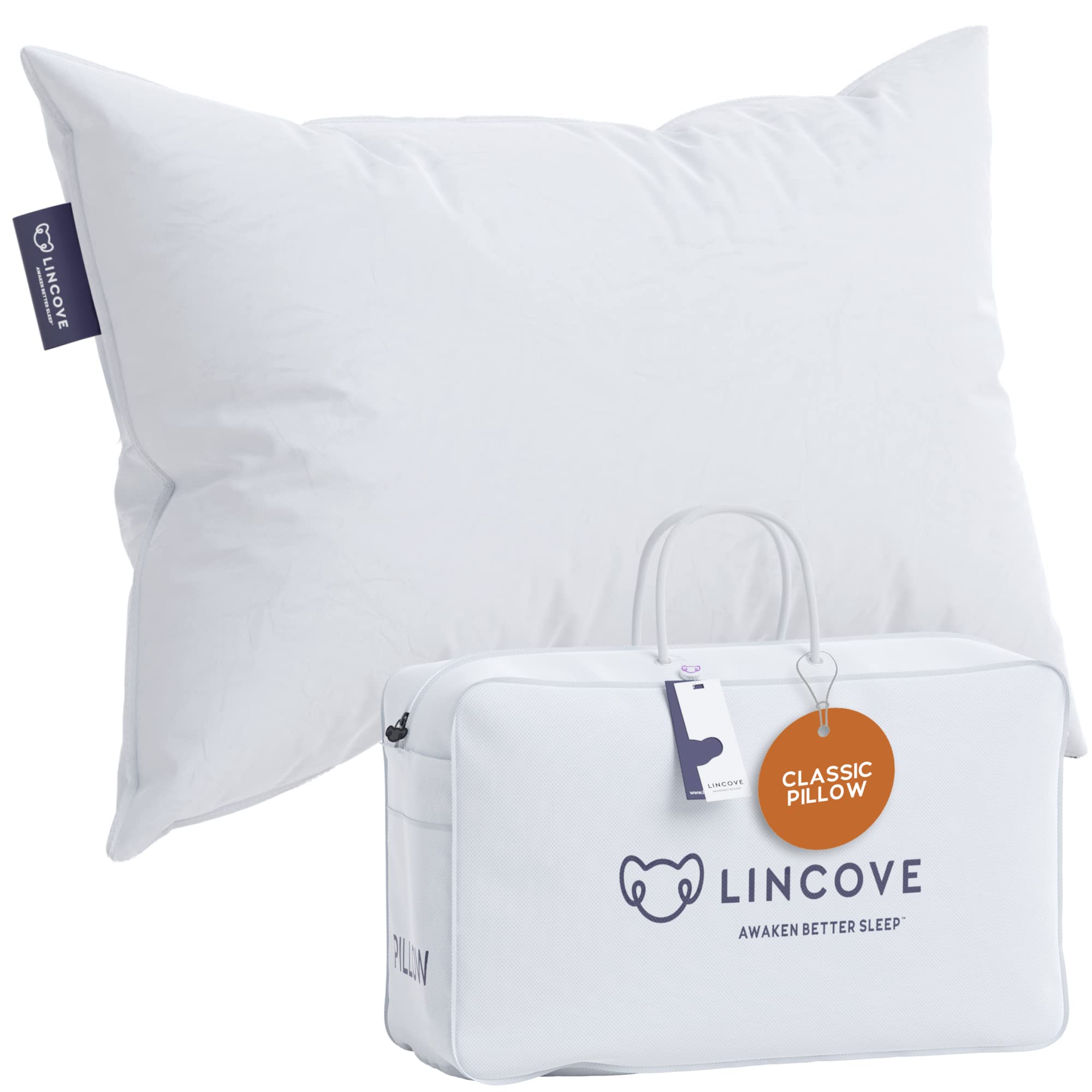 Feather Luxury Hotel Collection Bed Pillows for Sleeping