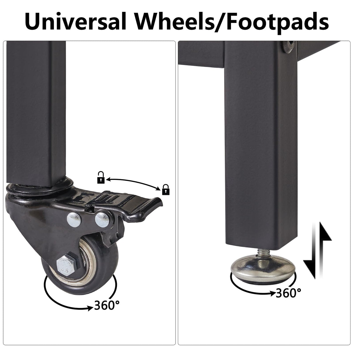 Kitchen Island with 3 Shelves, Island Table for Kitchen with Power Outlet,Kitchen Cart
