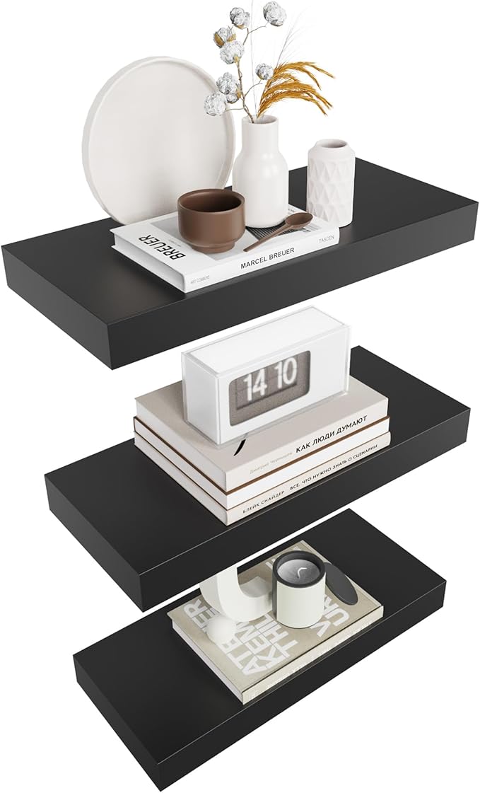 Floating Shelves for Wall Brown Wood Shelf for Bedroom