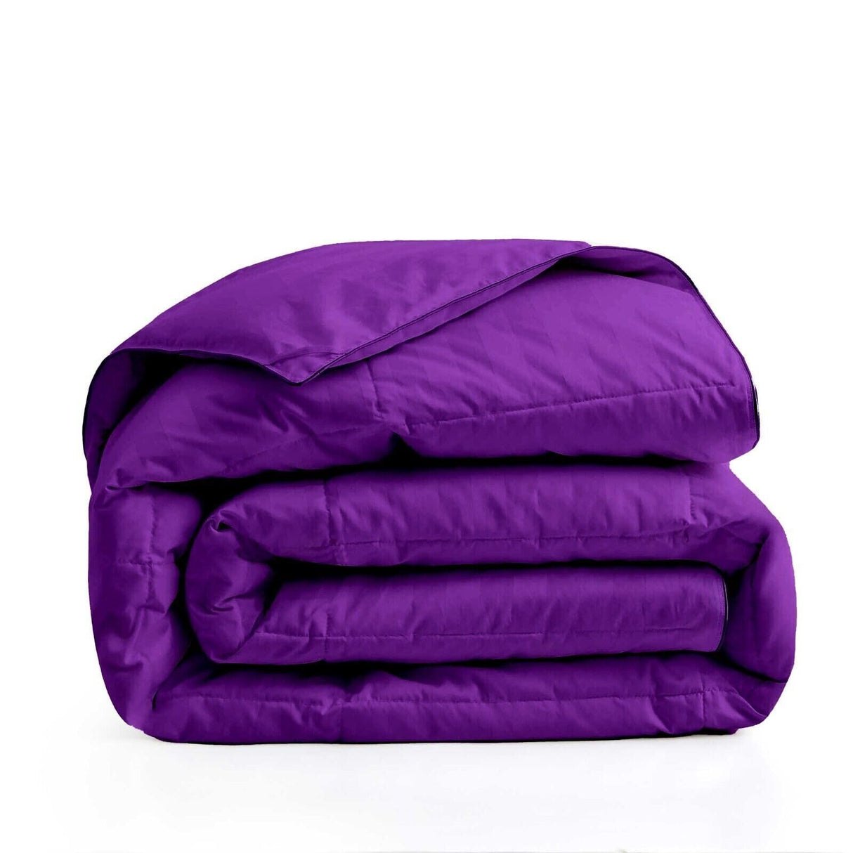 Premium 1000 Thread Count Alaskan King Size 1 Piece Comforter (500GSM Fiber Fill) Purple