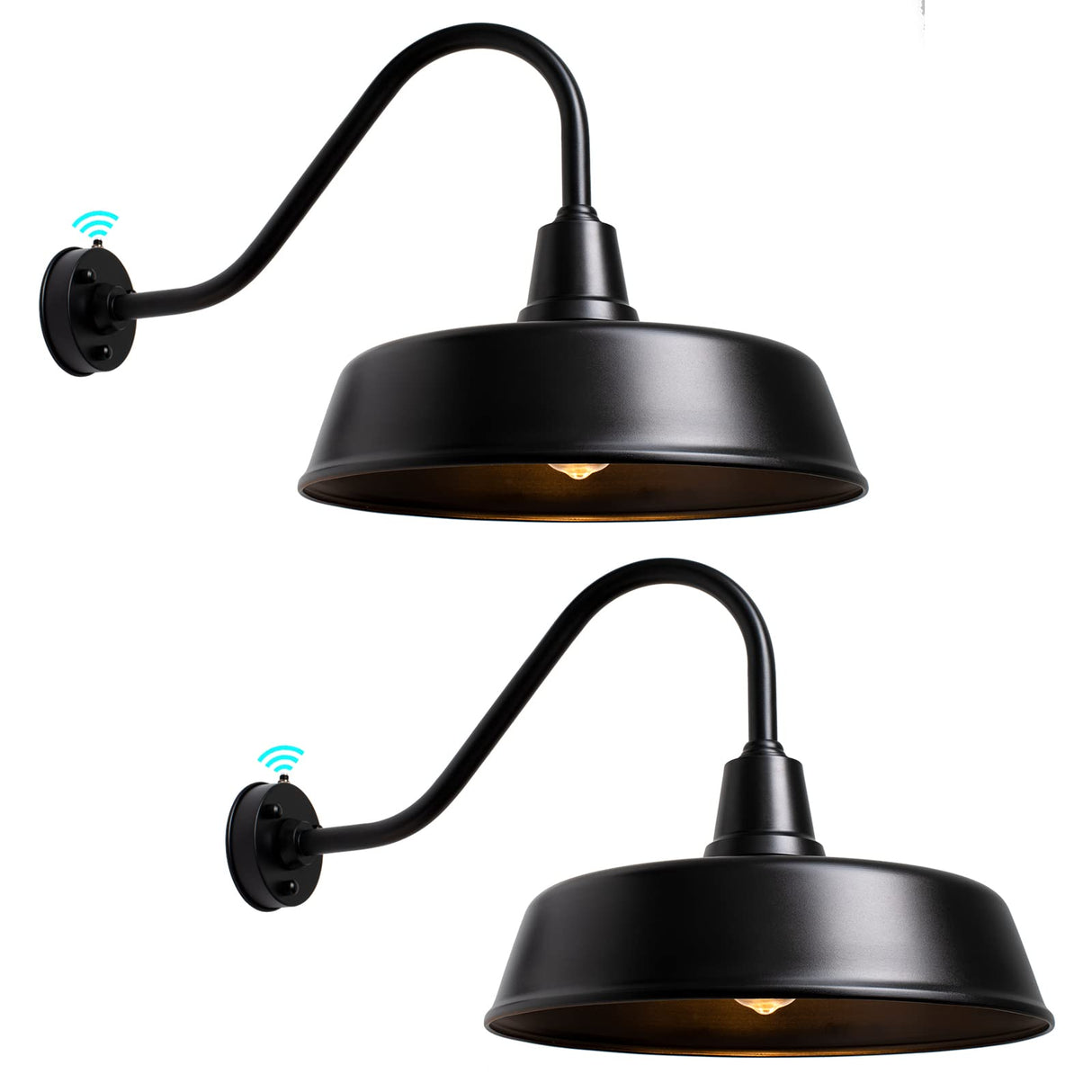 Outdoor Gooseneck Barn Light - Exterior Fixture Sconce Wall Light for Farmhouse