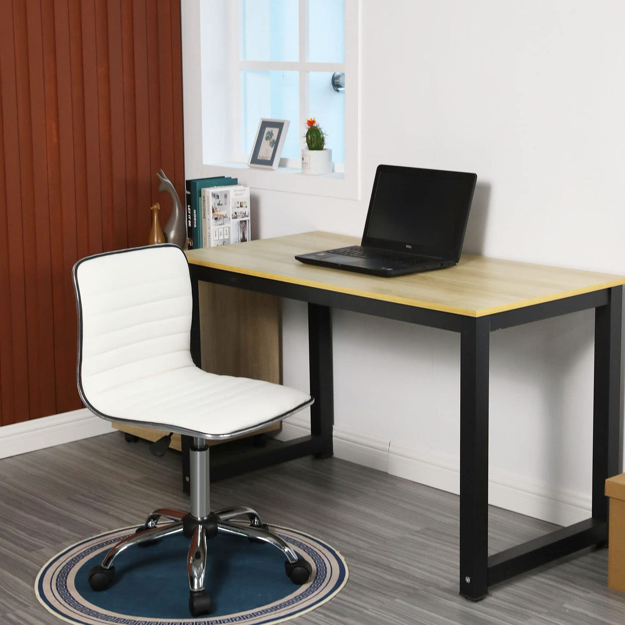 Modern PU Leather Task Chair Desk Chairs Vanity Chair Makeup Chair Vanity