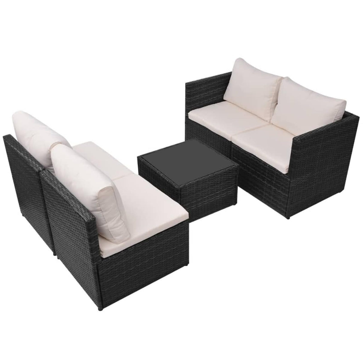 5 Piece Patio Set with Cushions Patio Furniture Sets Outdoor Sectional Furniture
