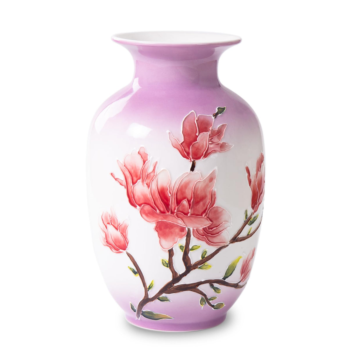 Ceramic Vase for Home Decor, Hand Painted Modern Vase Decor, Home Decorative Vase