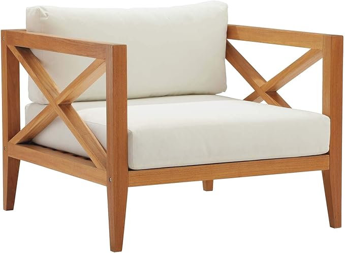 EEI-3430-NAT Northlake 85" Outdoor Patio Premium Grade A Teak, Dining Table, Natural