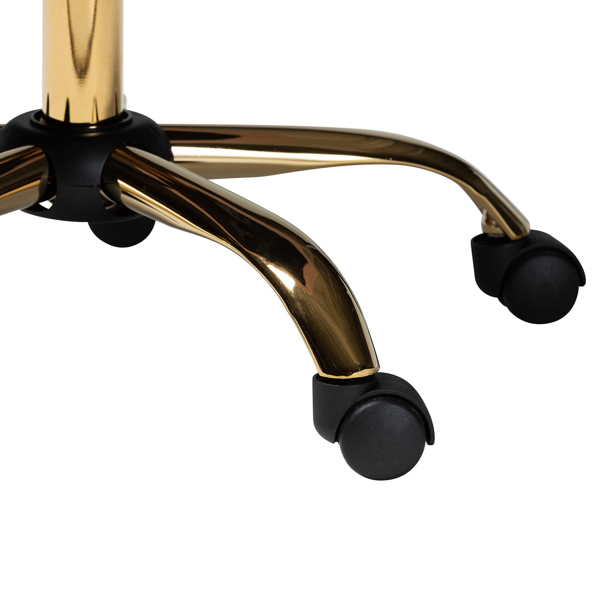 Office Chair, One Size, Blush Pink/Gold