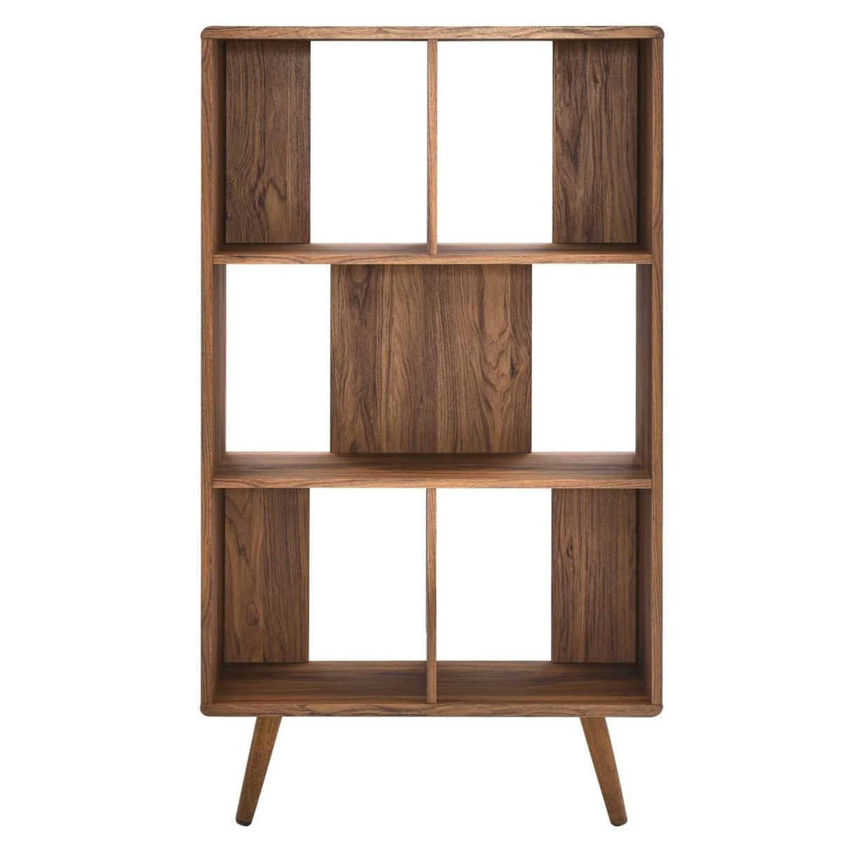 EEI-5743-WAL Transmit 31" Wood Bookcase, Walnut