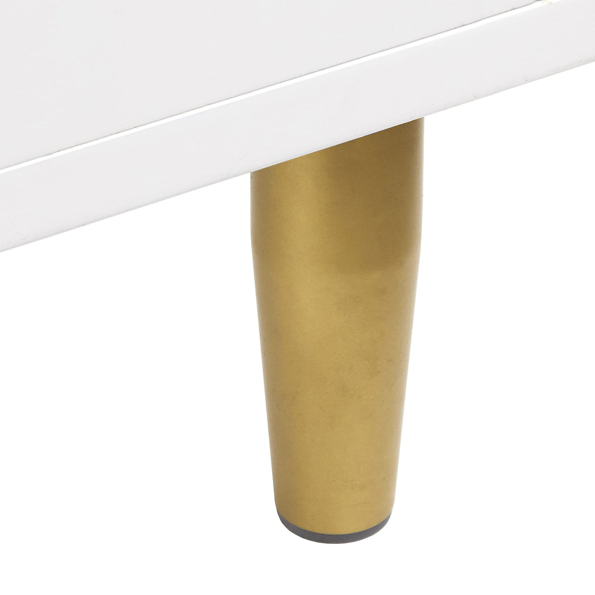 Dixie Mid Century Modern 2-Drawer Home Office Filing Cabinet, White