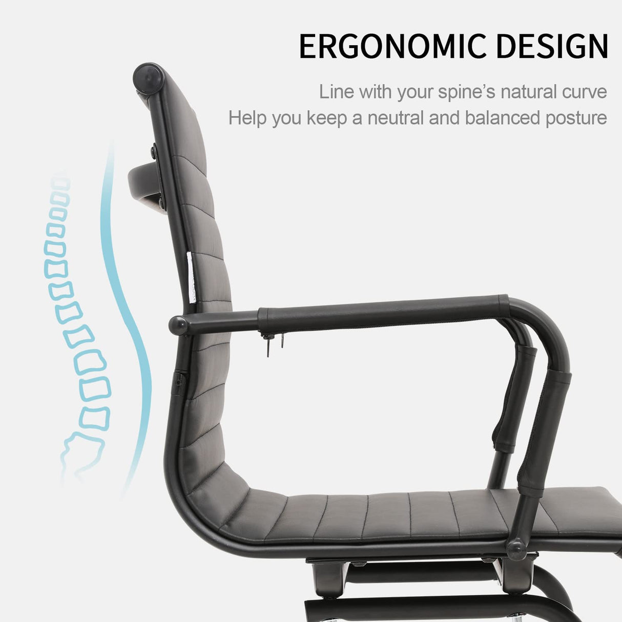 Conference Room Chairs Set of 6, 6 Pack Modern Office Guest Chairs