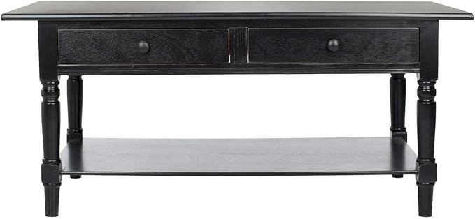 American Homes Collection Boris Dark Cherry Coffee Table