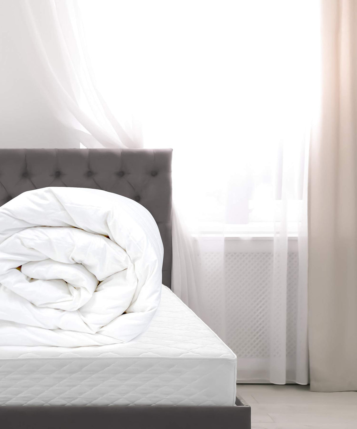 Canadian Hutterite Goose Down Premium Weight Comforter, Queen